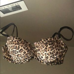Cheetah print PINK bra